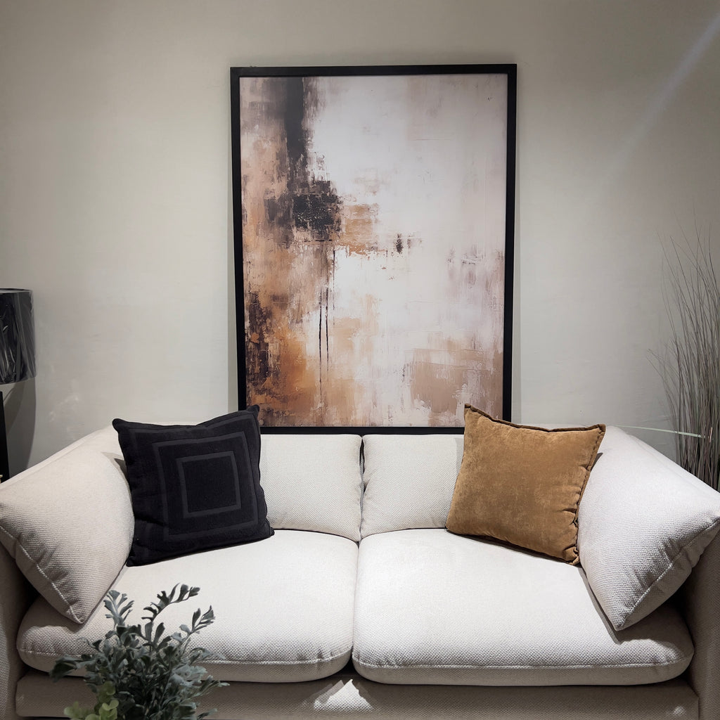 Abstracto Beige con Negro - Studio MagArt