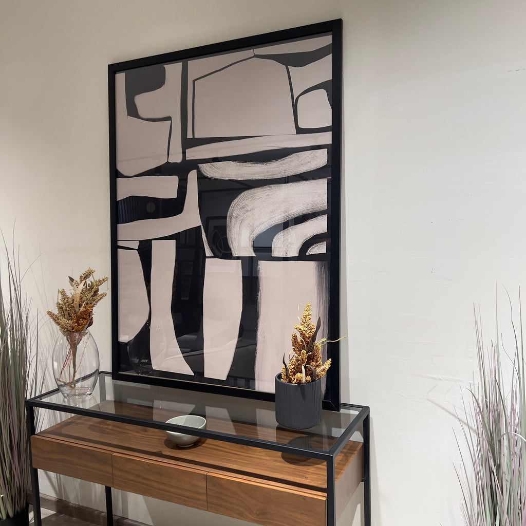Abstracto Beige con Negro - Studio MagArt