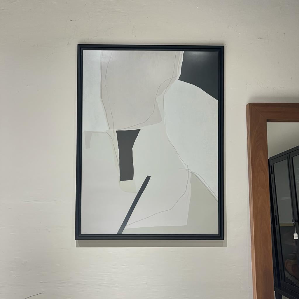 Composición Beige y Negro - Minimalismo Neutro - Studio MagArt
