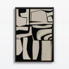 Abstracto Beige con Negro - Studio MagArt