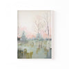 Abedules Pastel – cuadro decorativo con marco blanco | Studio MagArt