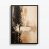 Abstracto Beige con Negro cuadro decorativo moderno para hogar | Studio MagArt