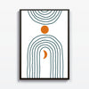 Abstracto Moon Lines cuadro decorativo moderno para hogar | Studio MagArt