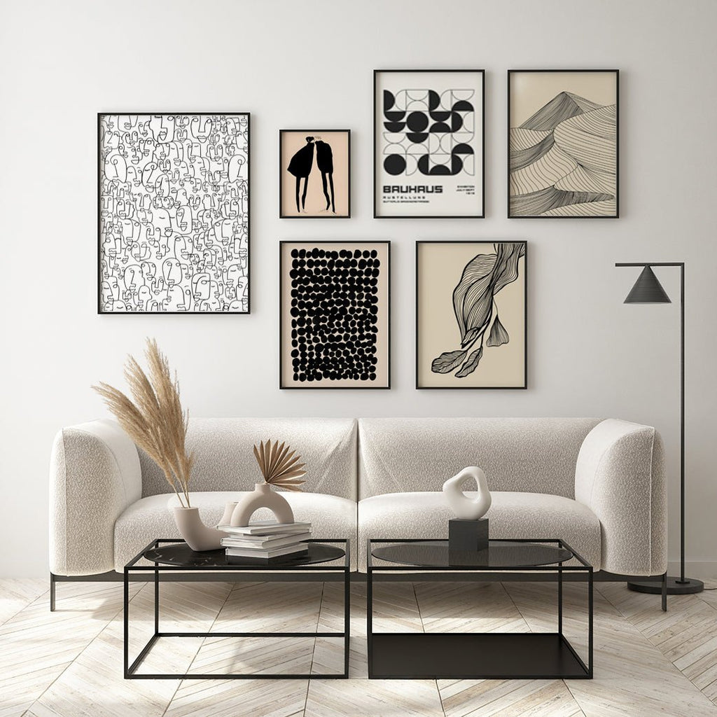 Abstracto Planta Lineas cuadro decorativo moderno para hogar | Studio MagArt