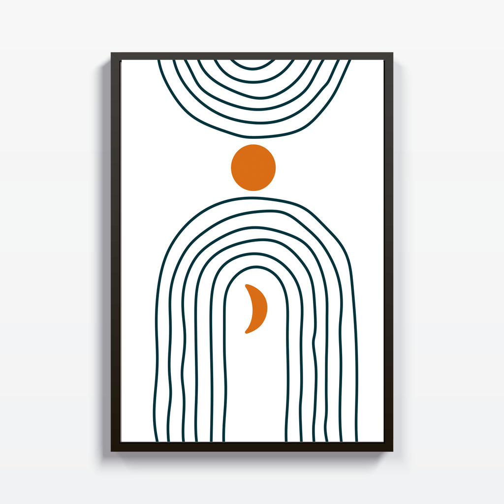 Abstracto Moon Lines - Studio MagArt