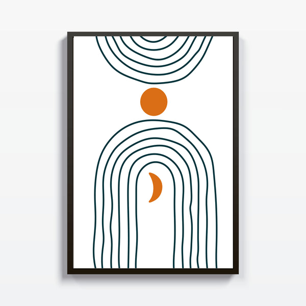 Abstracto Moon Lines - Studio MagArt