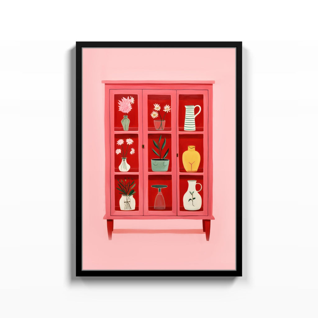 Alacena Rosa cuadro decorativo para sala moderna | arte para hogar | Studio MagArt