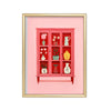 Alacena Rosa cuadro decorativo para sala moderna | arte para hogar | Studio MagArt