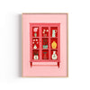 Alacena Rosa cuadro decorativo para sala moderna | arte para hogar | Studio MagArt