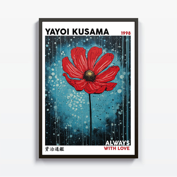 Allways With Love Yayoi Kusama cuadro decorativo moderno para hogar | Studio MagArt