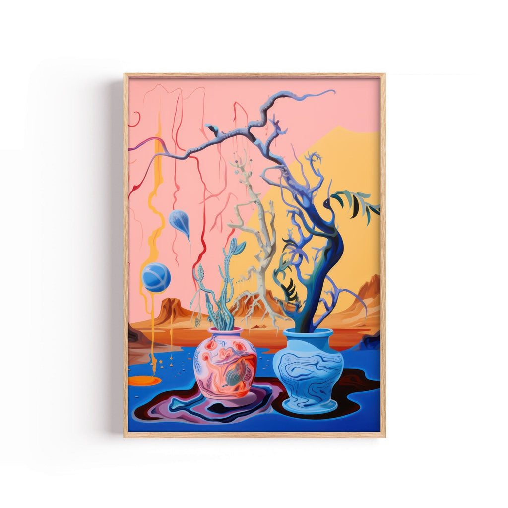 Árbol Surrealista cuadro decorativo para sala moderna | arte para hogar | Studio MagArt
