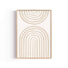 Arcoíris Neutro – cuadro decorativo con marco natural | Studio MagArt