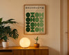 Armonía Verde Bauhaus cuadro decorativo para sala moderna | arte para hogar | Studio MagArt