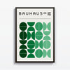 Armonía Verde Bauhaus cuadro decorativo para sala moderna | arte para hogar | Studio MagArt