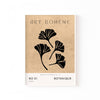 Art Bohème Ginkgo – cuadro decorativo con marco blanco | Studio MagArt