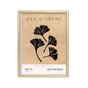 Art Bohème Ginkgo – cuadro decorativo con marco dorado | Studio MagArt