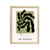 Art Bohème Hoja – cuadro decorativo con marco dorado | Studio MagArt