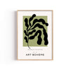 Art Bohème Hoja – cuadro decorativo con marco natural | Studio MagArt