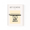 Art Bohème Mesa – cuadro decorativo con marco blanco | Studio MagArt
