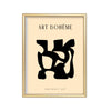 Art Bohème Recorte – cuadro decorativo con marco dorado | Studio MagArt