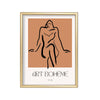 Art Bohème Terracota – cuadro decorativo con marco dorado | Studio MagArt