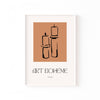 Art Bohème Velas – cuadro decorativo con marco blanco | Studio MagArt