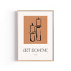 Art Bohème Velas – cuadro decorativo con marco natural | Studio MagArt