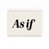 As If – cuadro decorativo con marco blanco | Studio MagArt