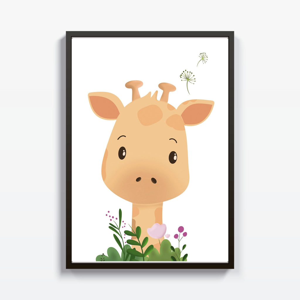 Baby Jirafa cuadro decorativo para sala moderna | arte para hogar | Studio MagArt