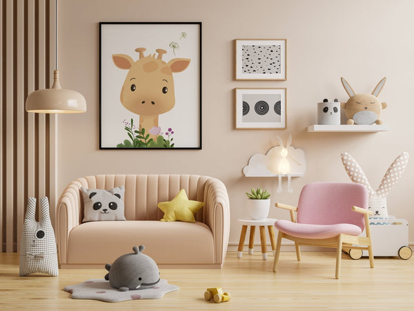 Baby Jirafa cuadro decorativo moderno para hogar | Studio MagArt