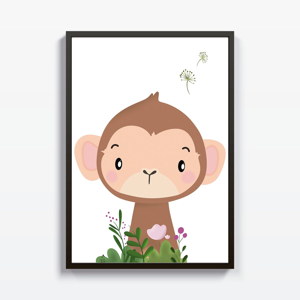 Baby Monkey cuadro decorativo para sala moderna | arte para hogar | Studio MagArt