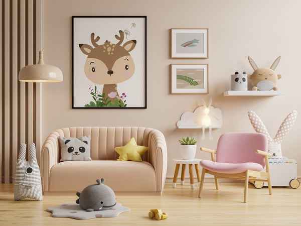 Baby Venado cuadro decorativo moderno para hogar | Studio MagArt