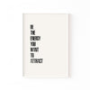 Be the Energy – cuadro decorativo con marco blanco | Studio MagArt