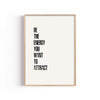 Be the Energy – cuadro decorativo con marco natural | Studio MagArt