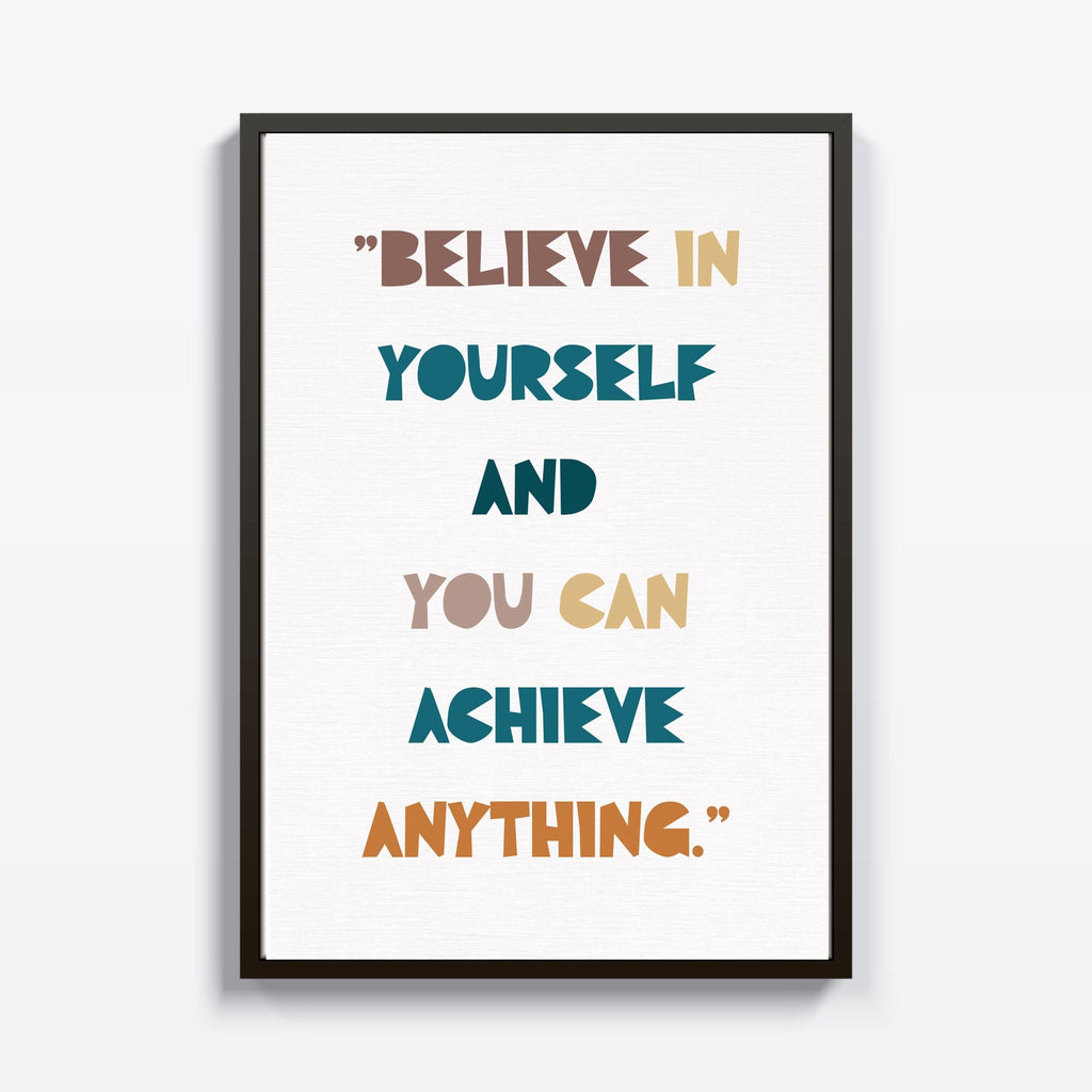 Believe cuadro decorativo para sala moderna | arte para hogar | Studio MagArt