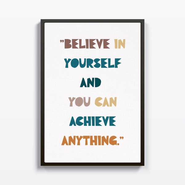 Believe cuadro decorativo para sala moderna | arte para hogar | Studio MagArt