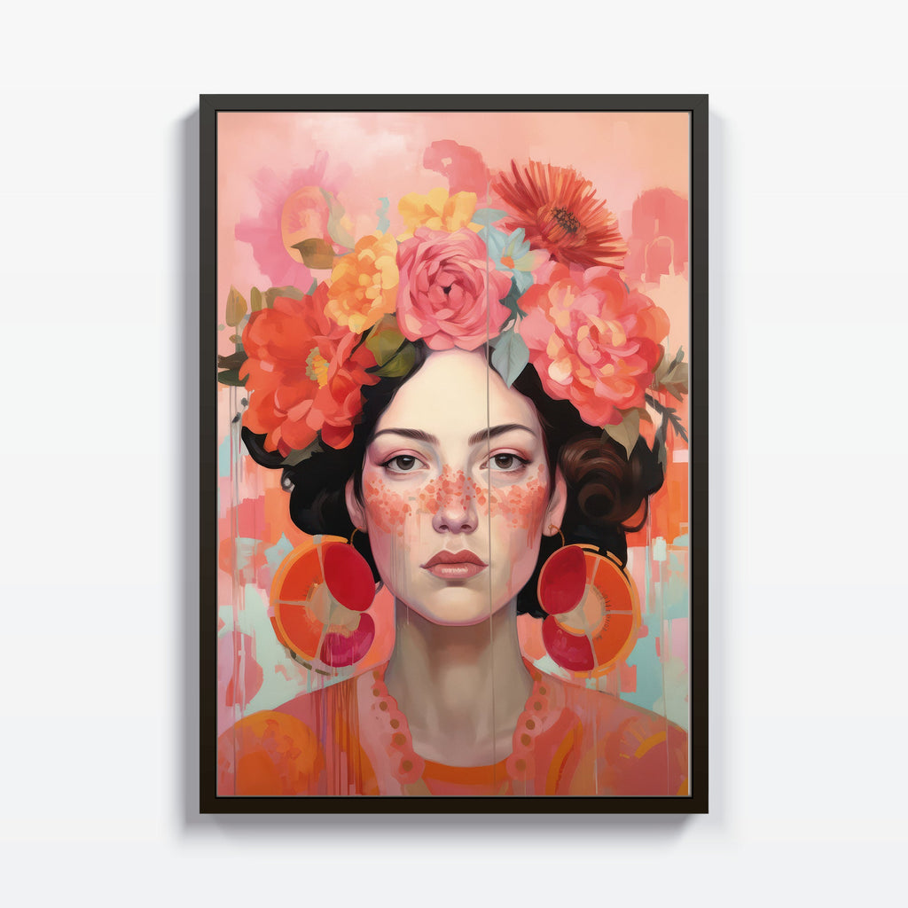 Belleza Floral en Tonos Rosados cuadro decorativo para sala moderna | arte para hogar | Studio MagArt