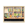 Biblioteca – cuadro decorativo con marco dorado | Studio MagArt