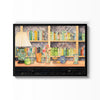 Biblioteca – cuadro decorativo con marco negro | Studio MagArt
