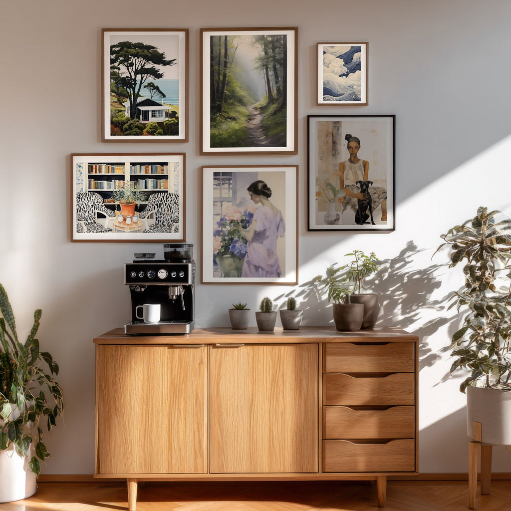 Biblioteca Salvaje cuadro decorativo para sala moderna | arte para hogar | Studio MagArt