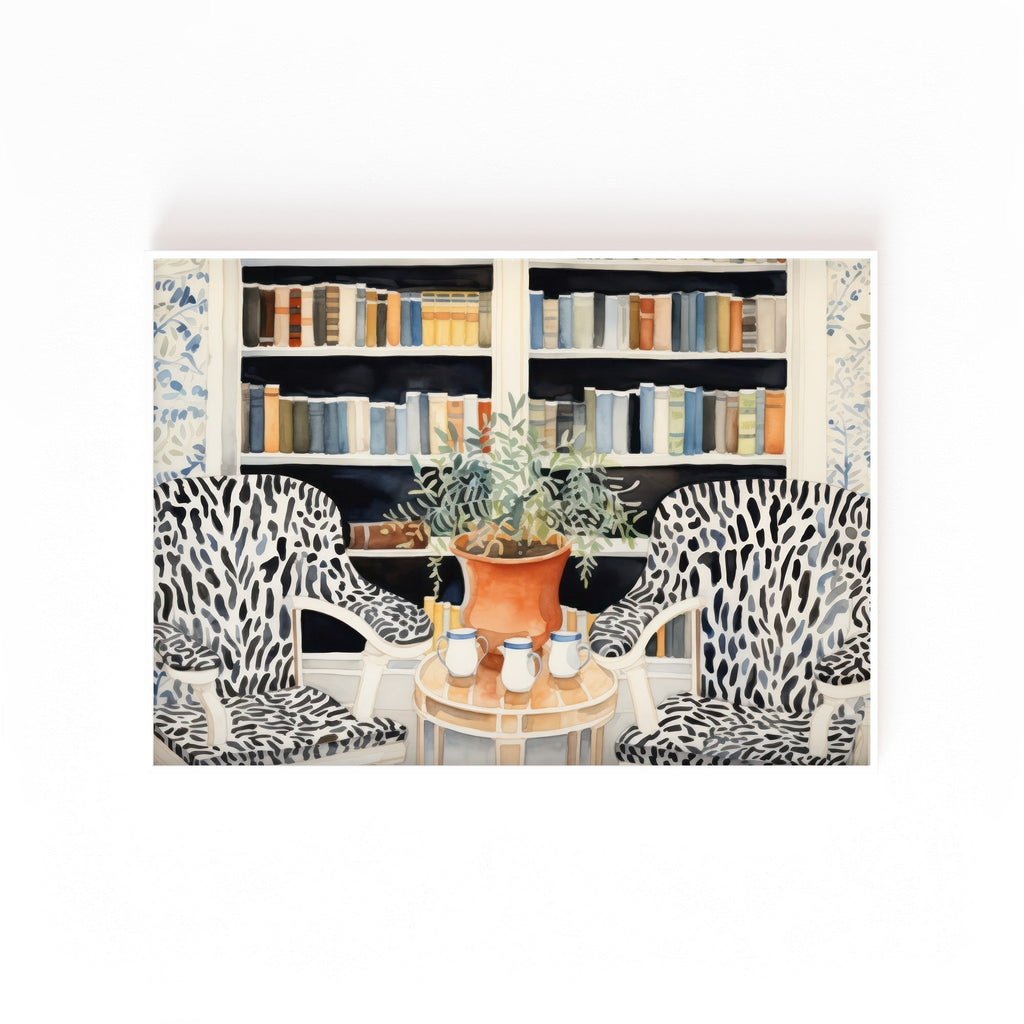 Biblioteca Salvaje cuadro decorativo para sala moderna | arte para hogar | Studio MagArt