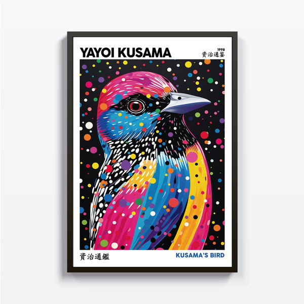 Bird Yayoi Kusama cuadro decorativo para sala moderna | arte para hogar | Studio MagArt