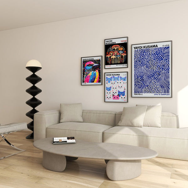 Bird Yayoi Kusama cuadro decorativo para sala moderna | arte para hogar | Studio MagArt