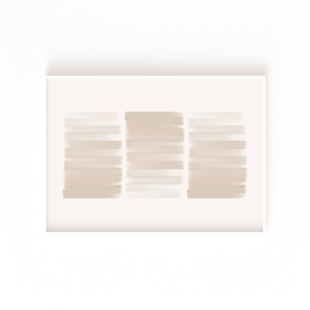Bloques de Arena – cuadro decorativo con marco blanco | Studio MagArt