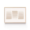 Bloques de Arena – cuadro decorativo con marco natural | Studio MagArt