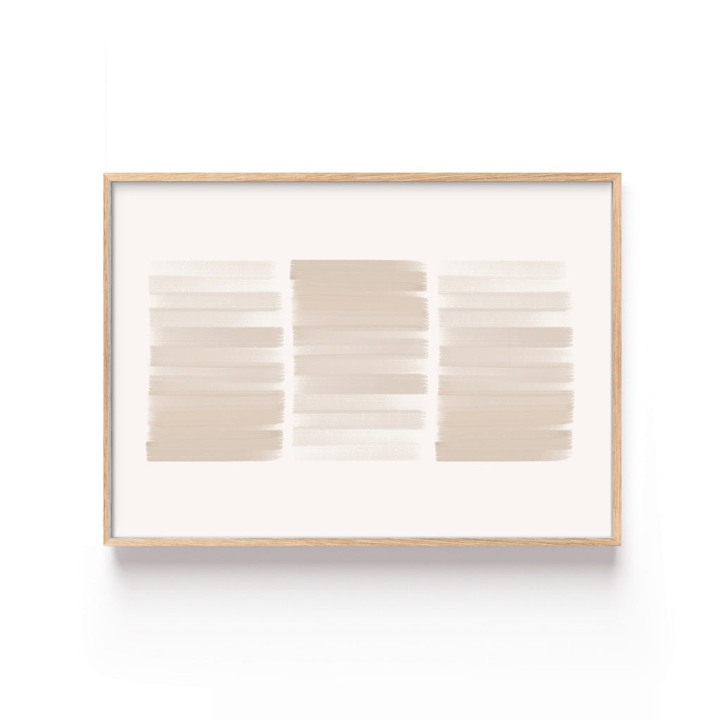 Bloques de Arena – cuadro decorativo con marco natural | Studio MagArt