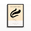 Bohème Pincelada – cuadro decorativo con marco negro | Studio MagArt