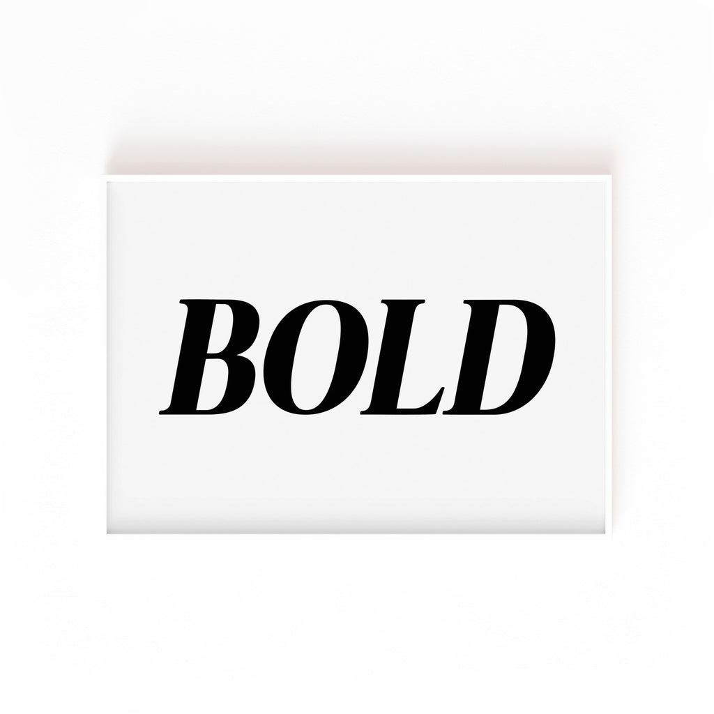 Bold – cuadro decorativo con marco blanco | Studio MagArt