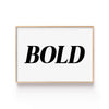 Bold – cuadro decorativo con marco natural | Studio MagArt