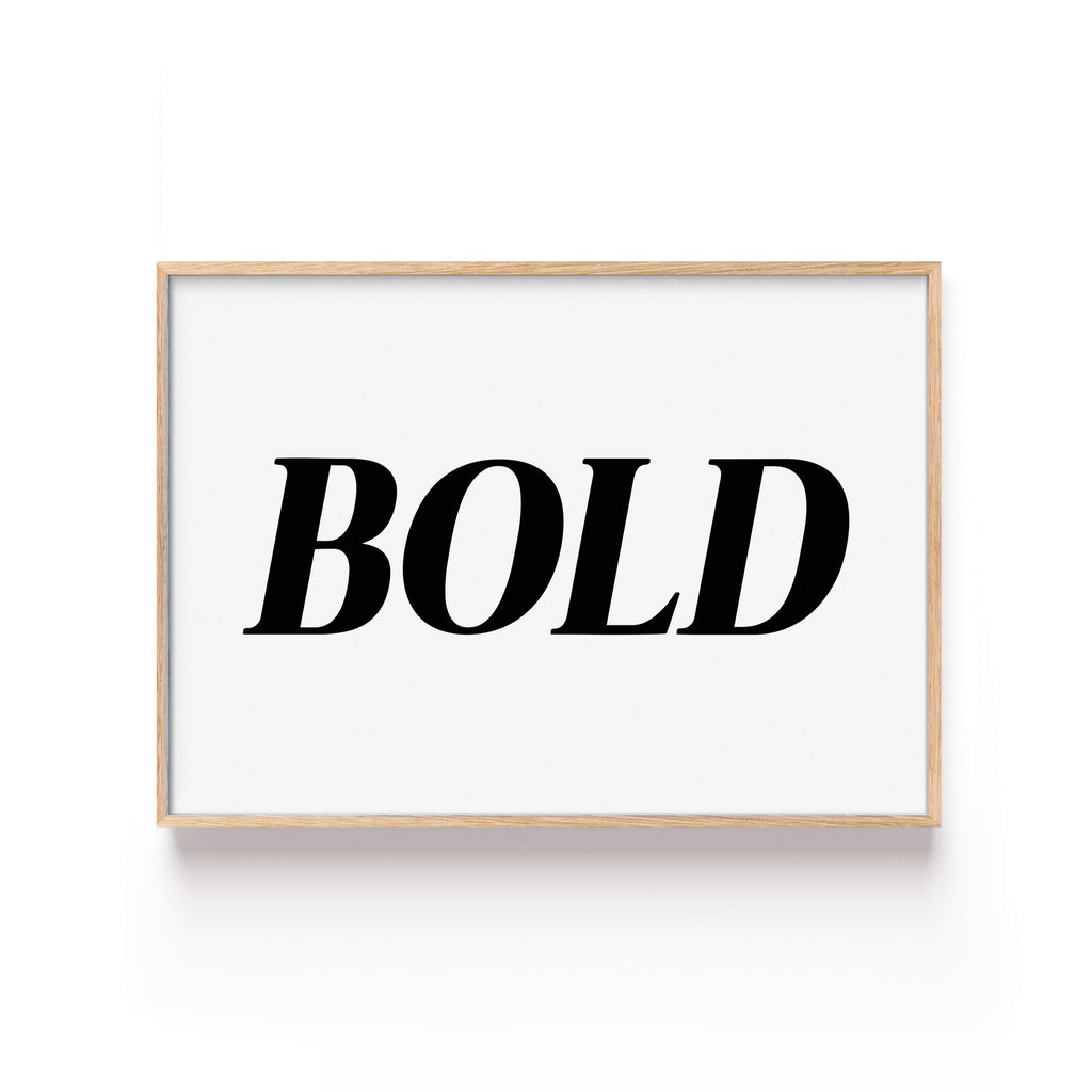 Bold – cuadro decorativo con marco natural | Studio MagArt
